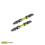 ست 2 عددی سر پیچ گوشتی دو سر PH2 چهارسو و تخت 65 میلی متر S2 دایلو مدل DTSV3K63